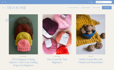 thefoxandshe.com screenshot