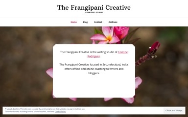 http://thefrangipanicreative.com screenshot