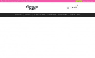 thefreshflowerproject.com.au screenshot