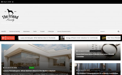 thefriendsociety.com screenshot