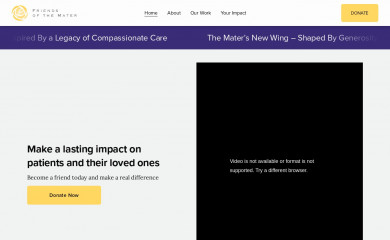 thefriendsofthemater.com.au screenshot