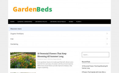 thegardenbeds.com screenshot