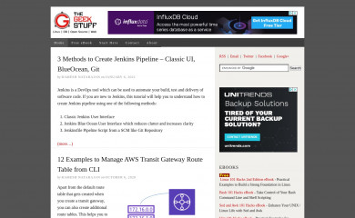 thegeekstuff.com screenshot