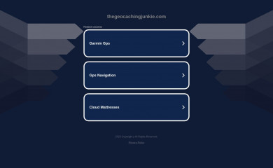 thegeocachingjunkie.com screenshot