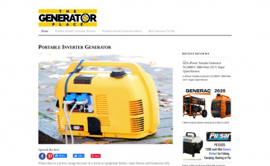 thegeneratorplace.com screenshot