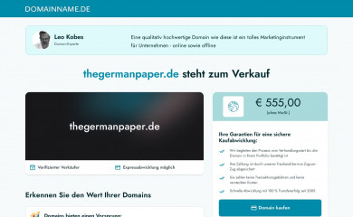 thegermanpaper.de screenshot