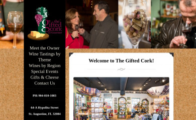 thegiftedcork.com screenshot