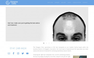 theglasgowclinic.co.uk screenshot