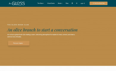 theglossbookclub.com screenshot
