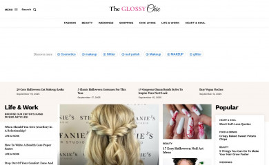 theglossychic.com screenshot