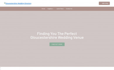 thegloucestershireweddingdirectory.co.uk screenshot