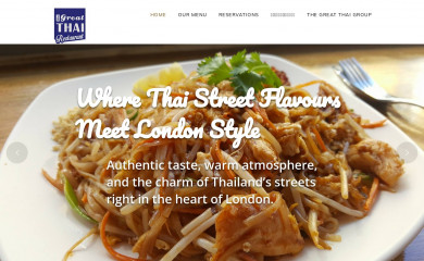 thegreatthairestaurant.co.uk screenshot