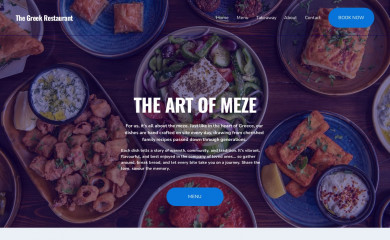 thegreekrestaurant.co.uk screenshot