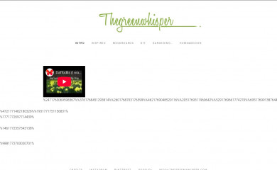 thegreenwhisper.com screenshot