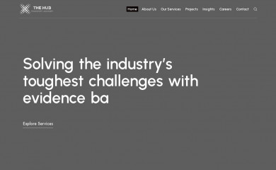 thehubtransportadvisory.com screenshot