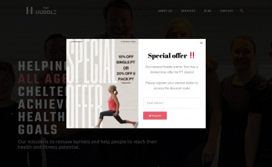 thehuddle.fitness screenshot