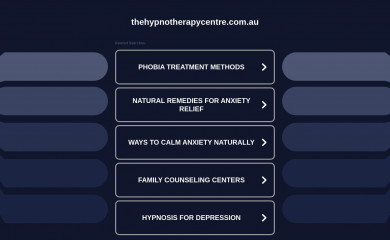 thehypnotherapycentre.com.au screenshot