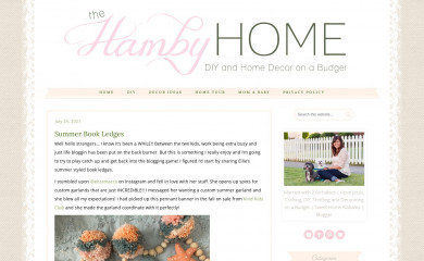 thehambyhome.com screenshot