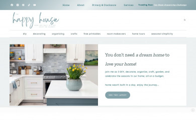 thehappyhousie.com screenshot