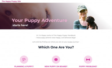 thehappypuppysite.com screenshot