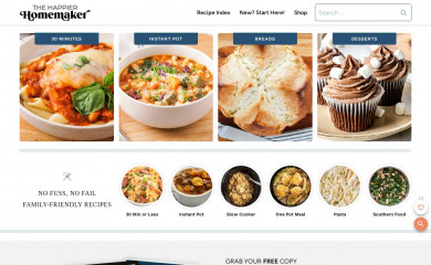 thehappierhomemaker.com screenshot