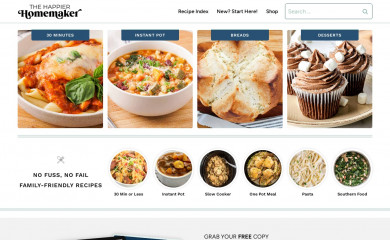 thehappierhomemaker.com screenshot