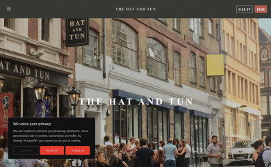 thehatandtun.com screenshot