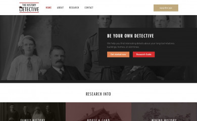 thehistorydetective.com.au screenshot