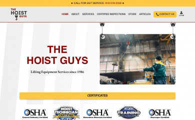 thehoistguys.com screenshot