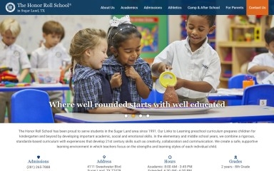 thehonorrollschool.com screenshot