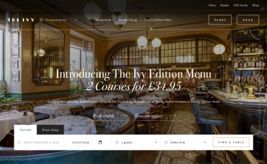 theivymarketgrill.com screenshot
