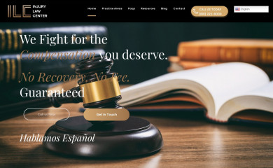 theinjurylawcenter.net screenshot