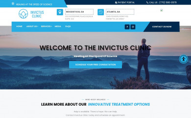 theinvictusclinic.com screenshot