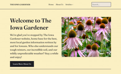 theiowagardener.com screenshot