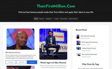 theirfirstmillion.com screenshot