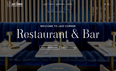 thejazzcornercafe.com screenshot
