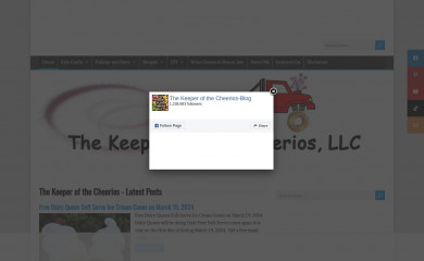 thekeeperofthecheerios.com screenshot