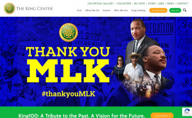 thekingcenter.org screenshot