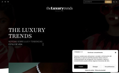 theluxurytrends.com screenshot