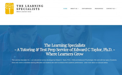 thelearningspecialists.com screenshot