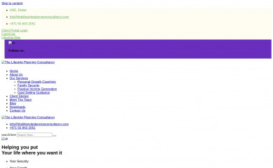 thelifestyleplanningconsultancy.com screenshot
