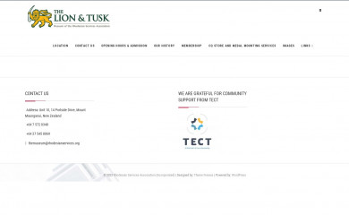 thelionandtusk.org screenshot