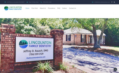 thelincolntondentist.com screenshot