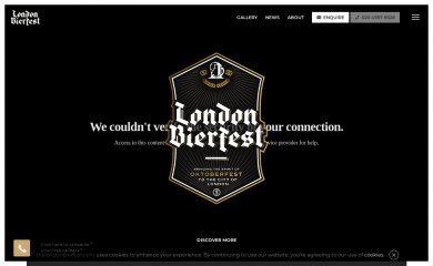 thelondonbierfest.com screenshot