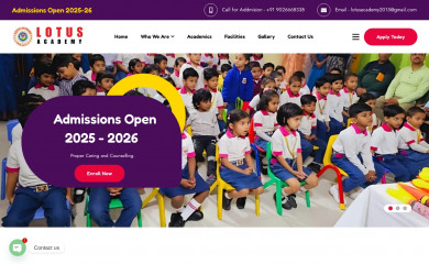 thelotusacademy.in screenshot