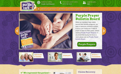 thepurplecard.com screenshot