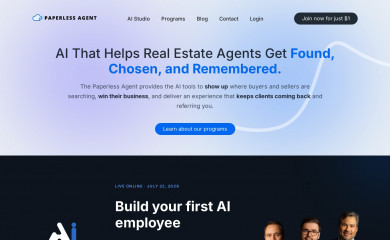 thepaperlessagent.com screenshot