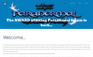 theparanormalgateway.co.uk screenshot