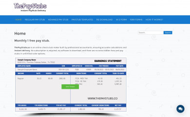 thepaystubs.co screenshot