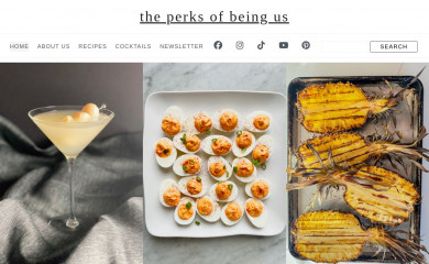 theperksofbeingus.com screenshot